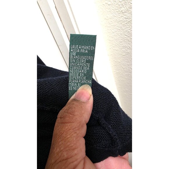 Ralph Lauren Women Navy Full-Zip Hoodie Nautical Embroidered Detail Size S - Picture 8 of 8